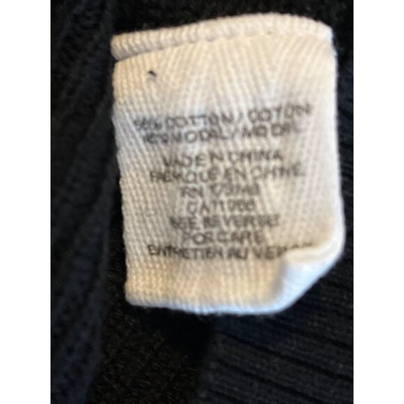 H One Colorblock Knit Sweater Black White Gray Women’s Size Small - Picture 11 of 11